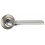 Ручка дверная раздельная Punto (Пунто) BOLERO TL SN/CP-3 матовый никель/хром 