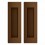 Ручка Armadillo (Армадилло) для раздвижных дверей SH010 URB коричневая бронза