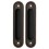 Ручка Armadillo (Армадилло) для раздвижных дверей SH010/CL ABL-18 Темная медь