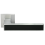 SULLA, ручка дверная, на квадратной накладке MH-48-S6 SC/BL, цвет - мат.хром/черный
